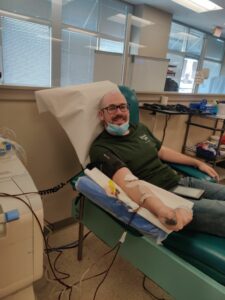 Trevor ONeill blood donation